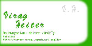 virag heiter business card